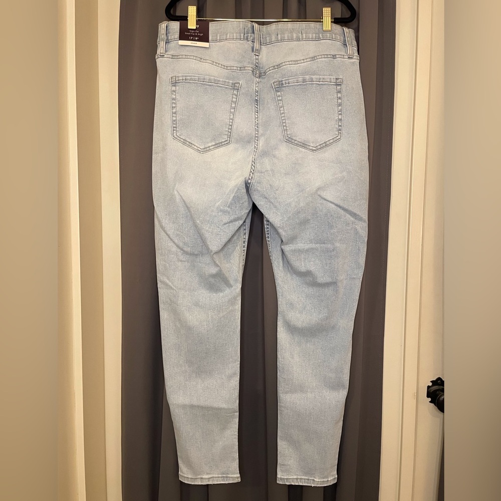 Ava & Viv Jeans High Rise Skinny Light Wash Size 17 - Picture 3 of 16